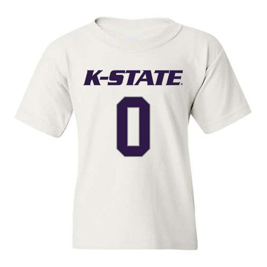 Kansas State - NCAA Men's Basketball : Elias Rapieque - Classic Shersey Youth T-Shirt-0