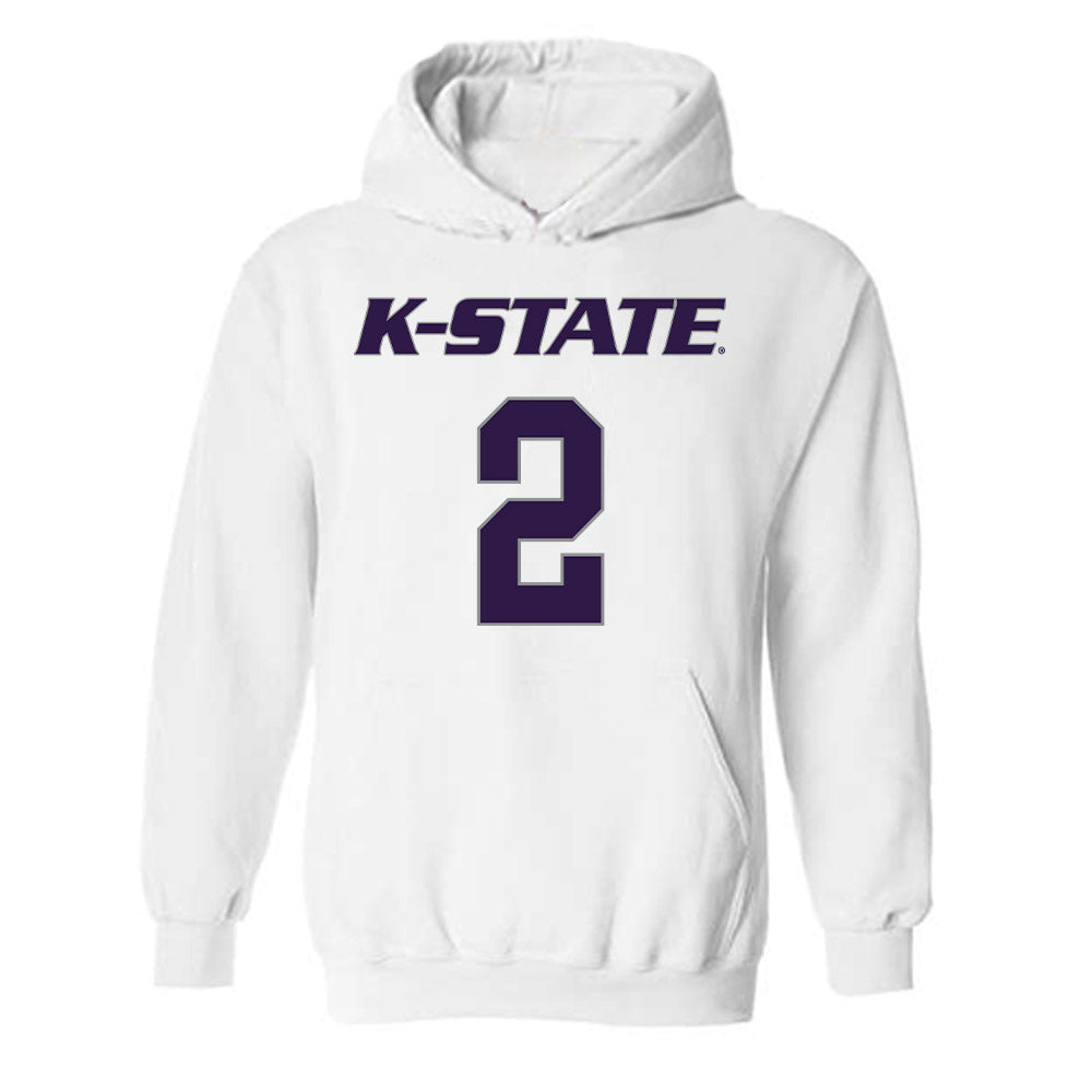 Kansas State - NCAA Men's Basketball : Jaden Schutt - Classic Shersey Hooded Sweatshirt-0