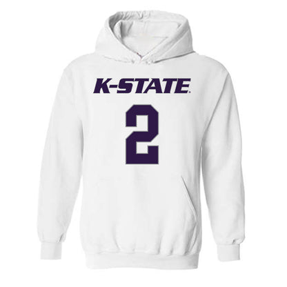 Kansas State - NCAA Men's Basketball : Jaden Schutt - Classic Shersey Hooded Sweatshirt-0