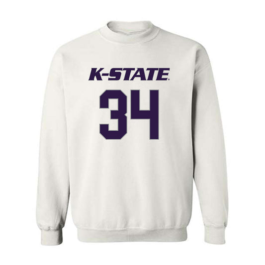 Kansas State - NCAA Men's Basketball : Nate Johnson - Classic Shersey Crewneck Sweatshirt-0