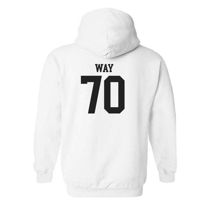 Wake Forest - NCAA Football : Will Way - Classic Shersey Hooded Sweatshirt-1