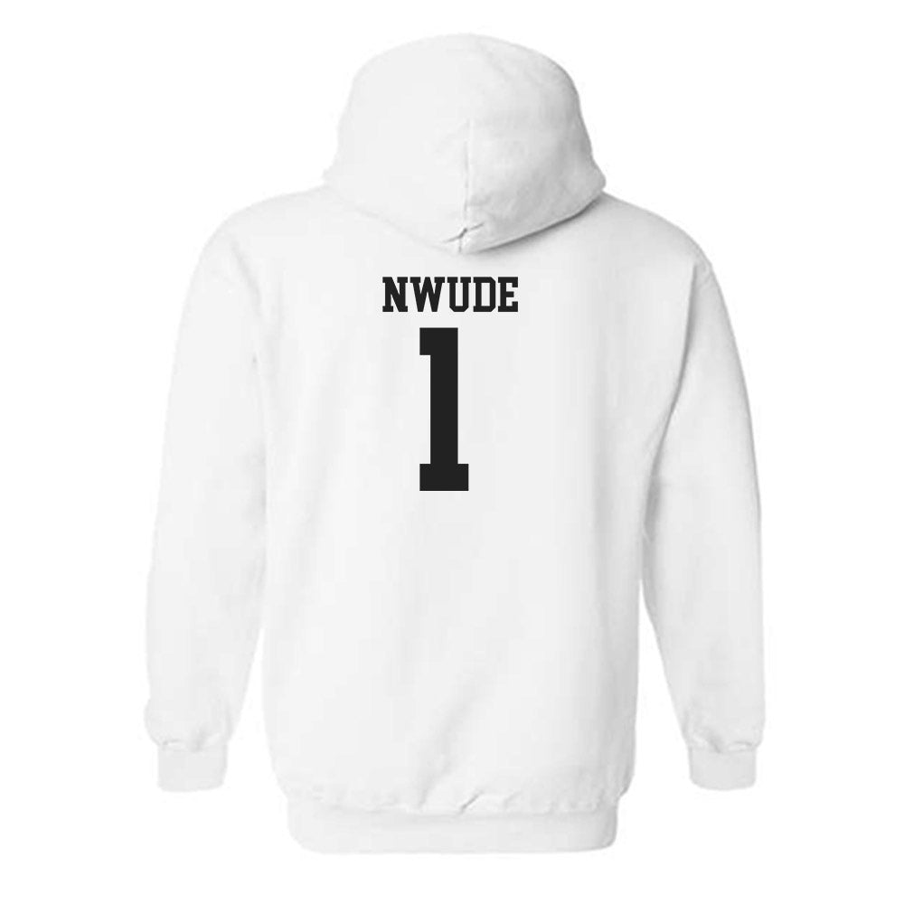 Wake Forest - NCAA Women's Basketball : Adora Nwude - Classic Shersey Hooded Sweatshirt-1