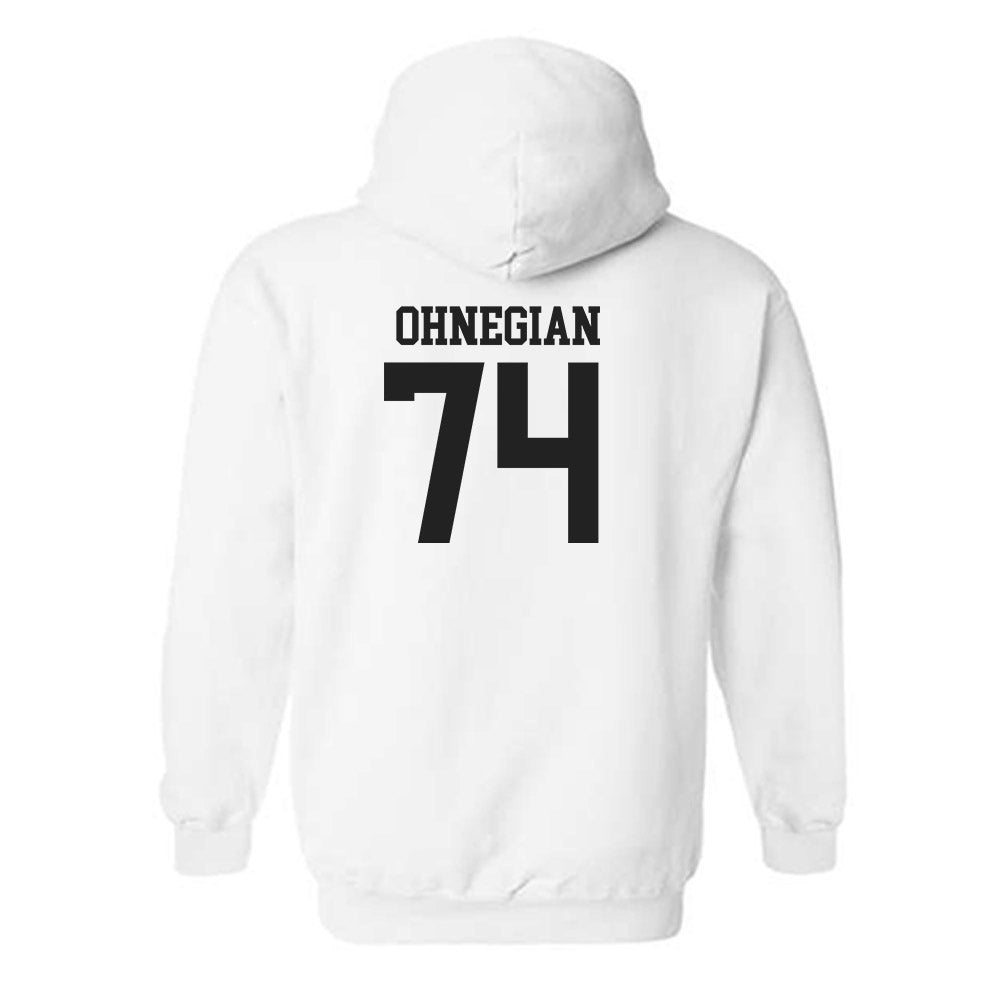 Wake Forest - NCAA Football : John Ohnegian - Classic Shersey Hooded Sweatshirt-1