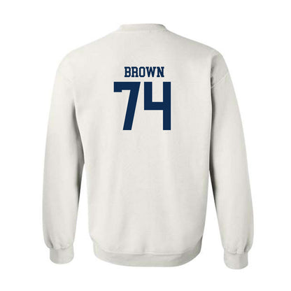 West Virginia - NCAA Football : Kevin Brown - Classic Shersey Crewneck Sweatshirt-1