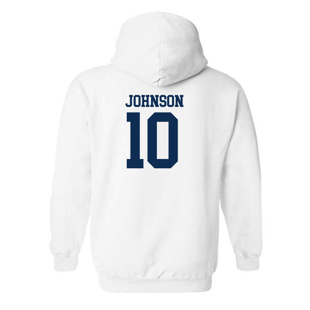West Virginia - NCAA Football : Jeremiah Johnson - Classic Shersey Hooded Sweatshirt-1