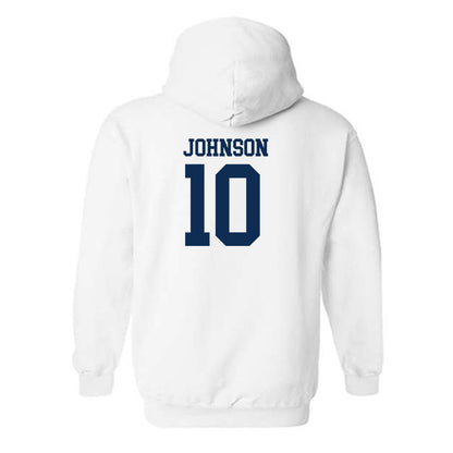 West Virginia - NCAA Football : Jeremiah Johnson - Classic Shersey Hooded Sweatshirt-1