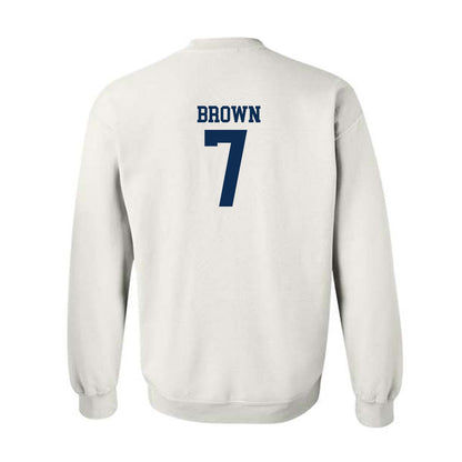 West Virginia - NCAA Football : Wyatt Brown - Classic Shersey Crewneck Sweatshirt-1