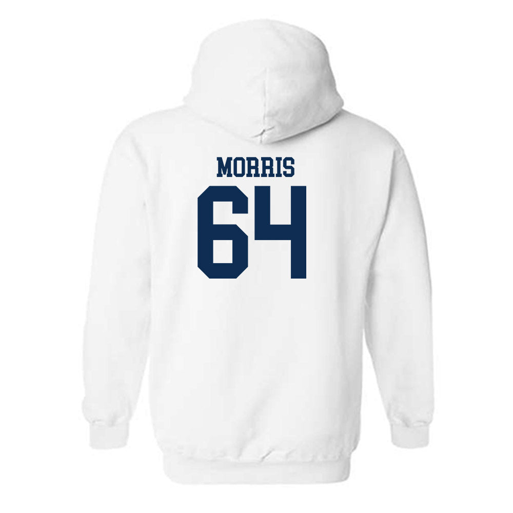 West Virginia - NCAA Football : Rhett Morris - Classic Shersey Hooded Sweatshirt-1