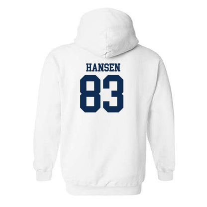 West Virginia - NCAA Football : Bryan Hansen - Classic Shersey Hooded Sweatshirt-1
