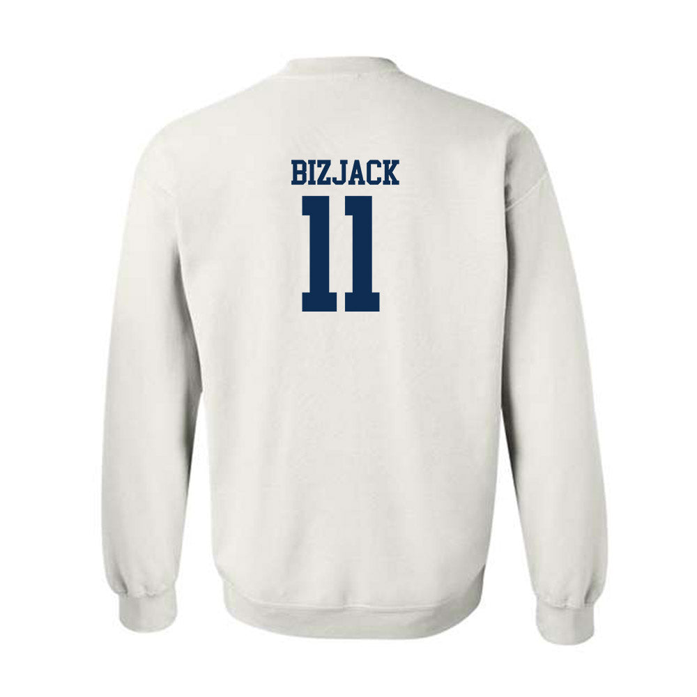 West Virginia - NCAA Men's Basketball : Finley Bizjack - Classic Shersey Crewneck Sweatshirt-1