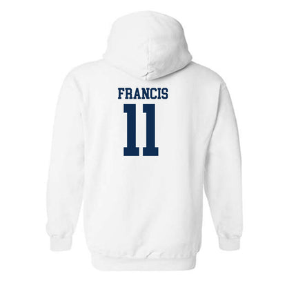 West Virginia - NCAA Football : TaRon Francis - Classic Shersey Hooded Sweatshirt-1