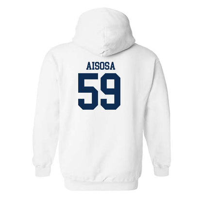 West Virginia - NCAA Football : Josh Aisosa - Classic Shersey Hooded Sweatshirt-1