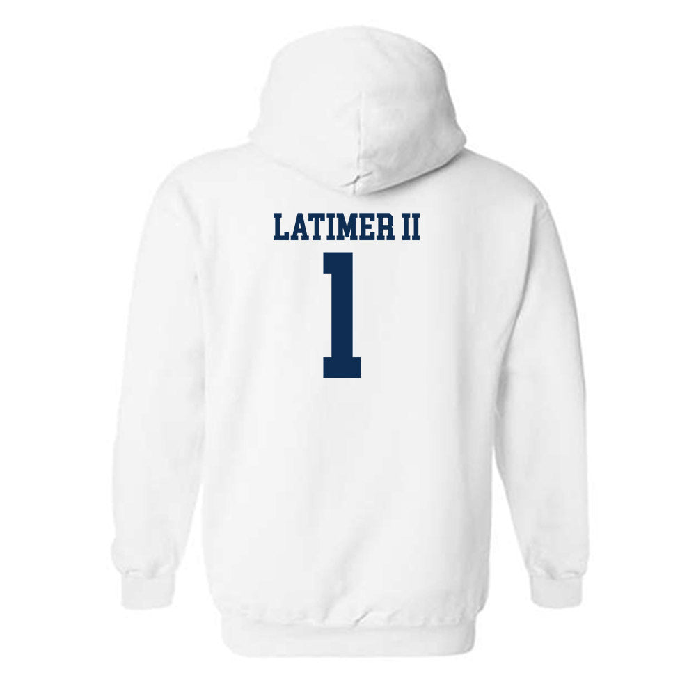 West Virginia - NCAA Football : Geimere Latimer II - Classic Shersey Hooded Sweatshirt-1