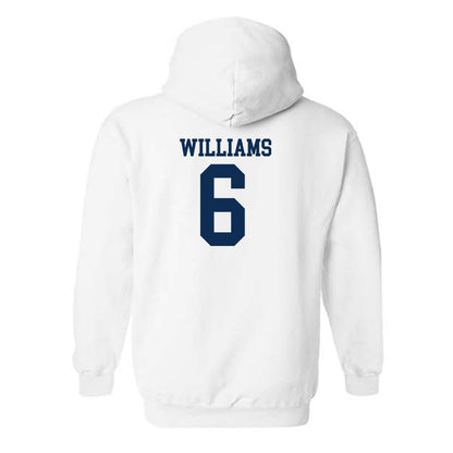 West Virginia - NCAA Football : DaMare Williams - Classic Shersey Hooded Sweatshirt-1