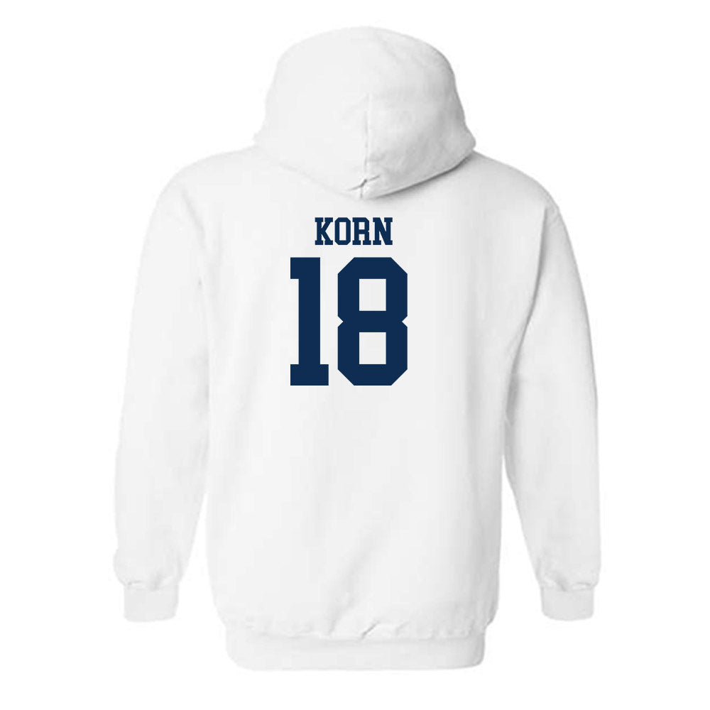 West Virginia - NCAA Baseball : Ian Korn - Classic Shersey Hooded Sweatshirt-1