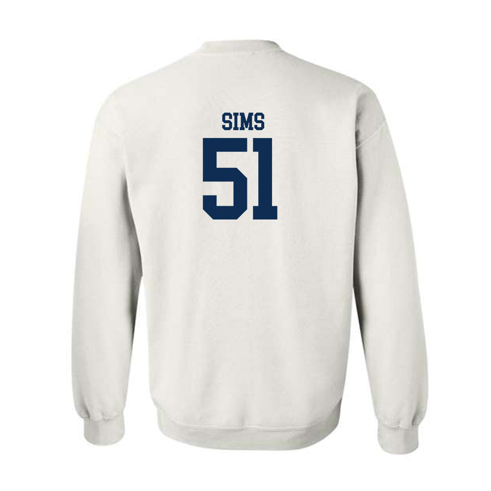 West Virginia - NCAA Baseball : Colton Sims - Classic Shersey Crewneck Sweatshirt-1