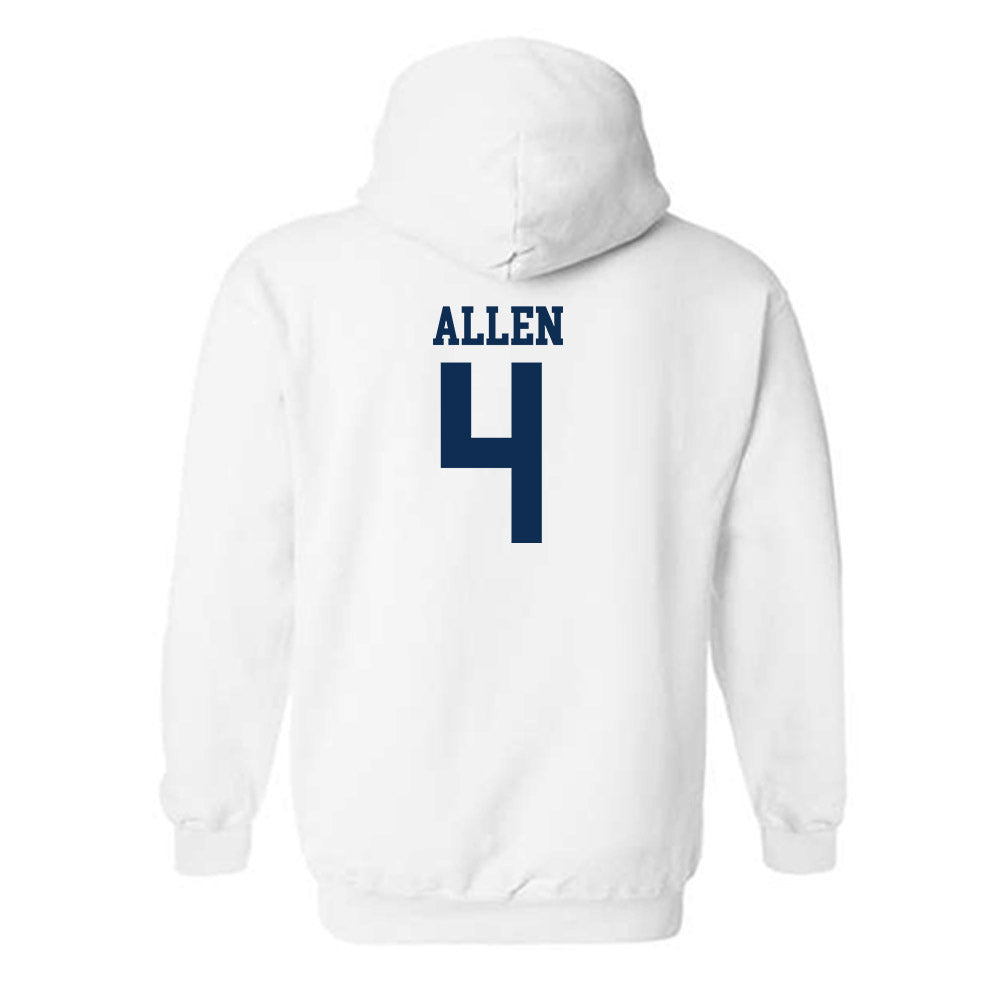 West Virginia - NCAA Football : Damun Allen - Classic Shersey Hooded Sweatshirt-1