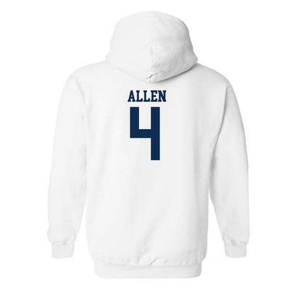 West Virginia - NCAA Football : Damun Allen - Classic Shersey Hooded Sweatshirt-1