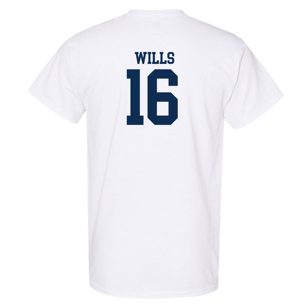 West Virginia - NCAA Baseball : Brock Wills - Classic Shersey T-Shirt-1