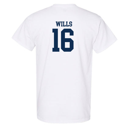West Virginia - NCAA Baseball : Brock Wills - Classic Shersey T-Shirt-1