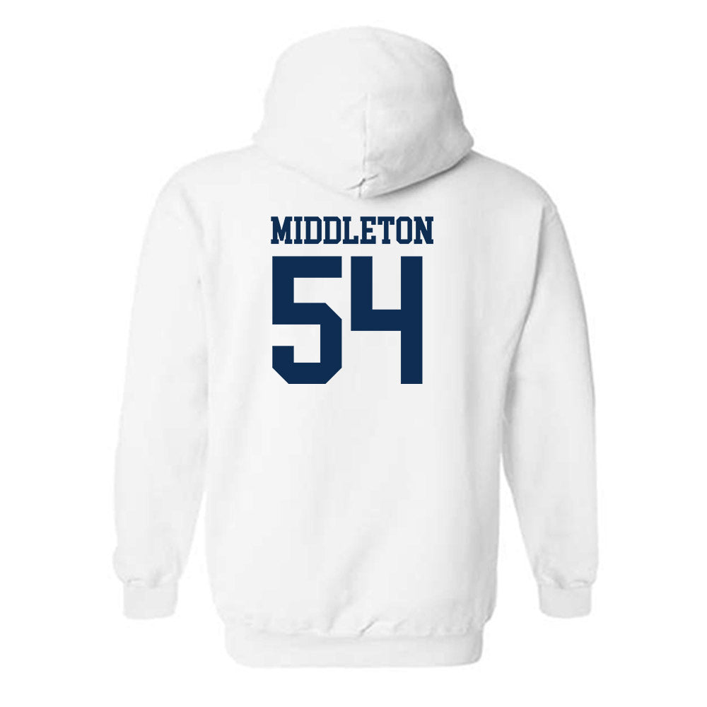 West Virginia - NCAA Baseball : Andrew Middleton - Classic Shersey Hooded Sweatshirt-1