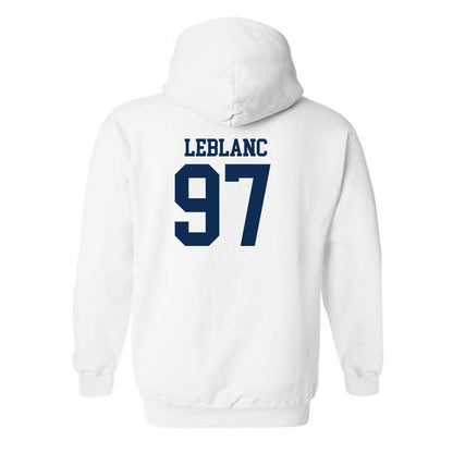 West Virginia - NCAA Football : Will LeBlanc - Classic Shersey Hooded Sweatshirt-1