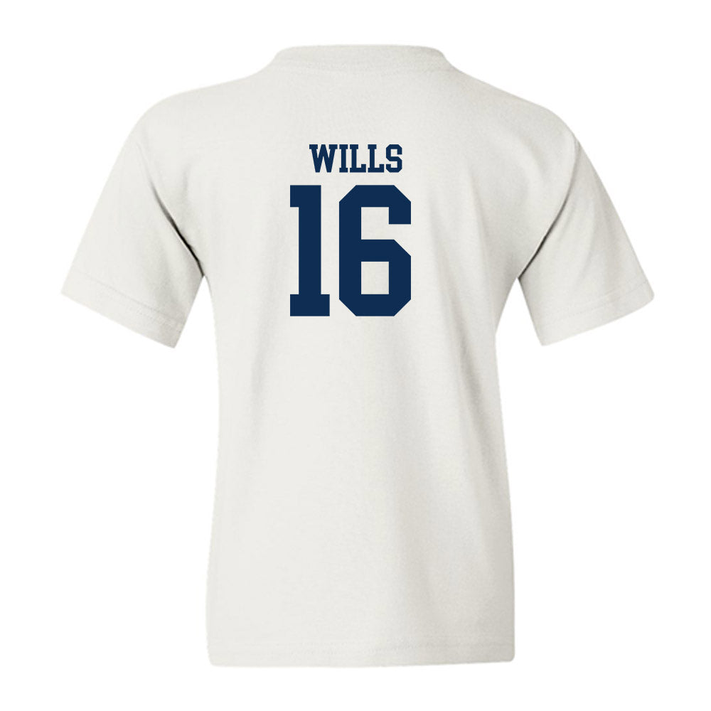 West Virginia - NCAA Baseball : Brock Wills - Classic Shersey Youth T-Shirt-1