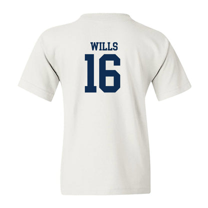 West Virginia - NCAA Baseball : Brock Wills - Classic Shersey Youth T-Shirt-1