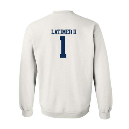 West Virginia - NCAA Football : Geimere Latimer II - Classic Shersey Crewneck Sweatshirt-1