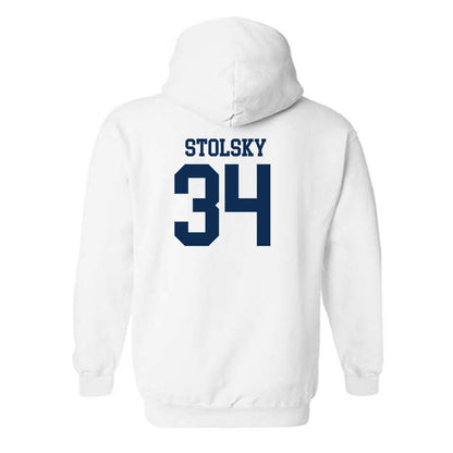 West Virginia - NCAA Football : Tyler Stolsky - Classic Shersey Hooded Sweatshirt-1