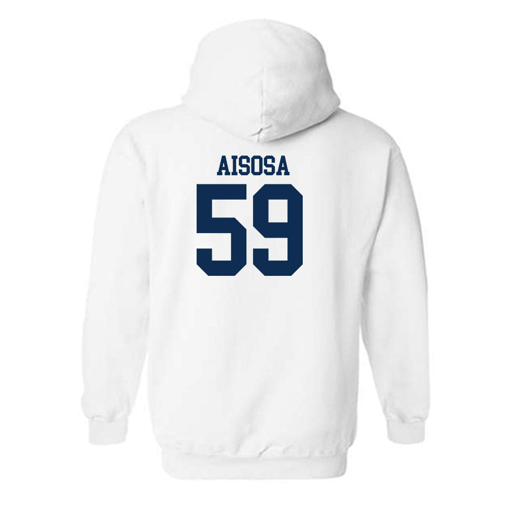 West Virginia - NCAA Football : Josh Aisosa - Classic Shersey Hooded Sweatshirt-1