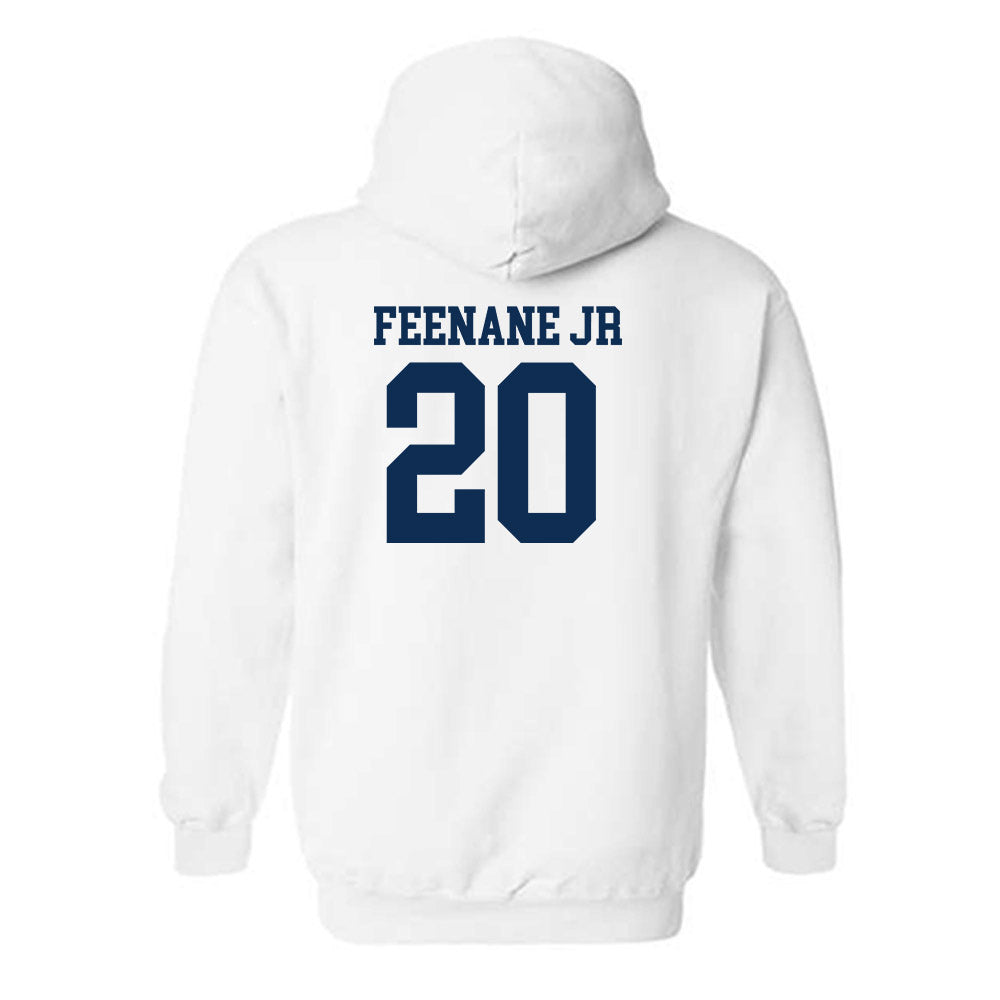 West Virginia - NCAA Men's Basketball : Michael Feenane Jr - Classic Shersey Hooded Sweatshirt-1