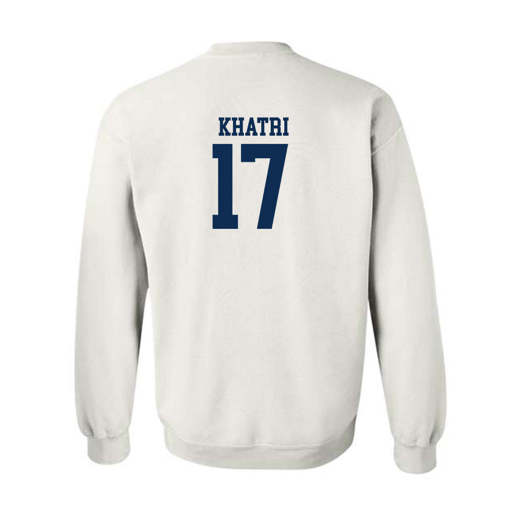 West Virginia - NCAA Football : Miles Khatri - Classic Shersey Crewneck Sweatshirt-1