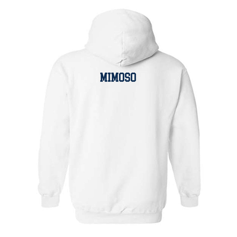 West Virginia - NCAA Men's Swimming & Diving : Rafael Mimoso - Classic Shersey Hooded Sweatshirt-1