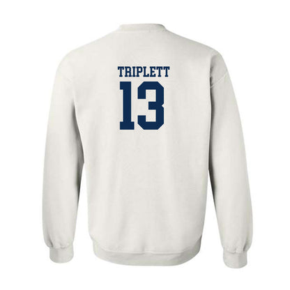 West Virginia - NCAA Football : Kedrick Triplett - Classic Shersey Crewneck Sweatshirt-1