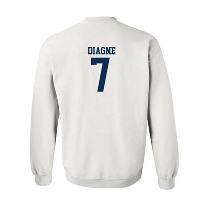 West Virginia - NCAA Football : Chams Diagne - Classic Shersey Crewneck Sweatshirt-1