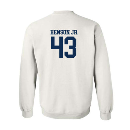 West Virginia - NCAA Football : Kj Henson Jr. - Classic Shersey Crewneck Sweatshirt-1
