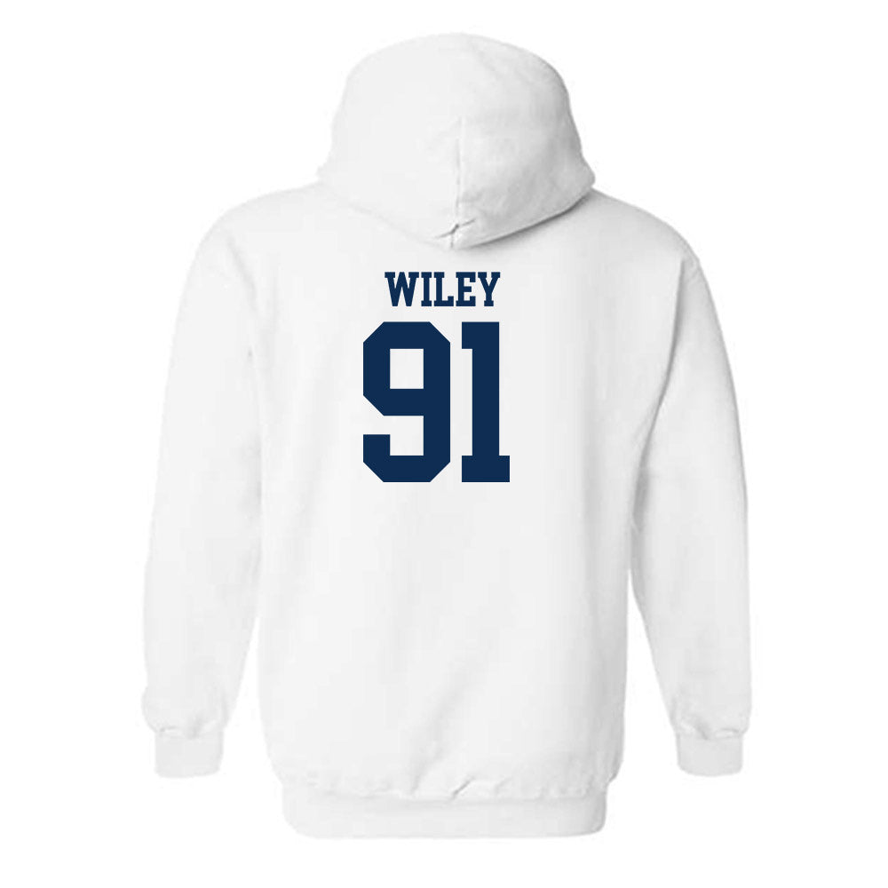 West Virginia - NCAA Football : Darius Wiley - Classic Shersey Hooded Sweatshirt-1