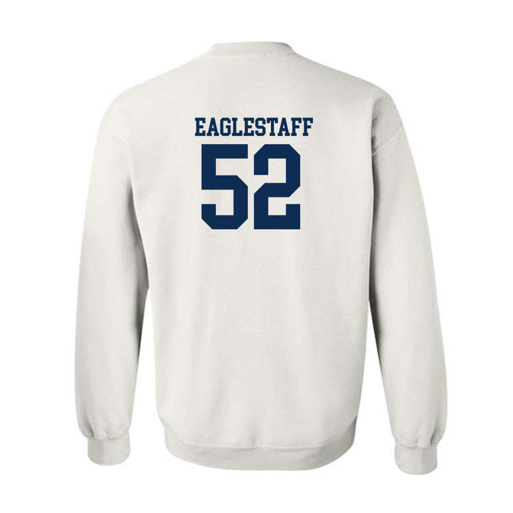 West Virginia - NCAA Men's Basketball : Treysen Eaglestaff - Classic Shersey Crewneck Sweatshirt-1