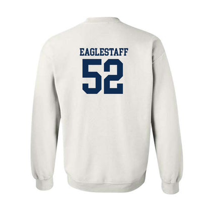West Virginia - NCAA Men's Basketball : Treysen Eaglestaff - Classic Shersey Crewneck Sweatshirt-1