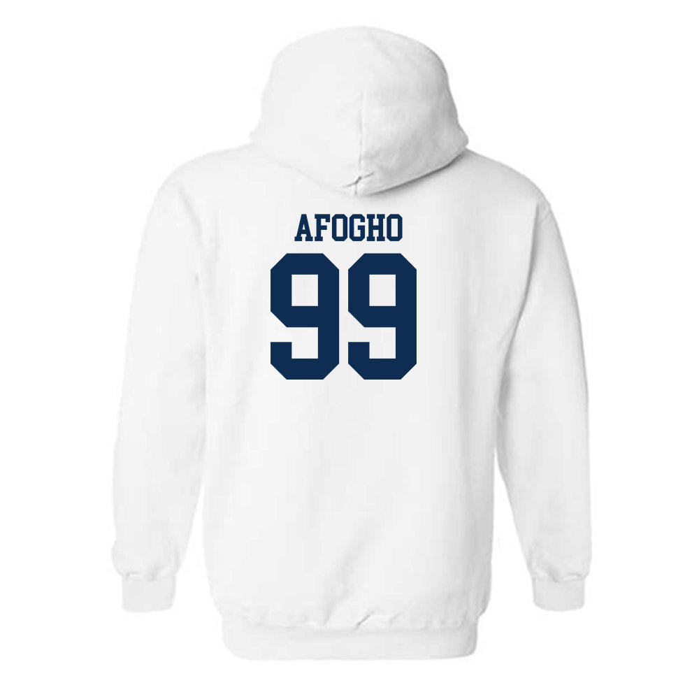 West Virginia - NCAA Football : David Afogho - Classic Shersey Hooded Sweatshirt-1