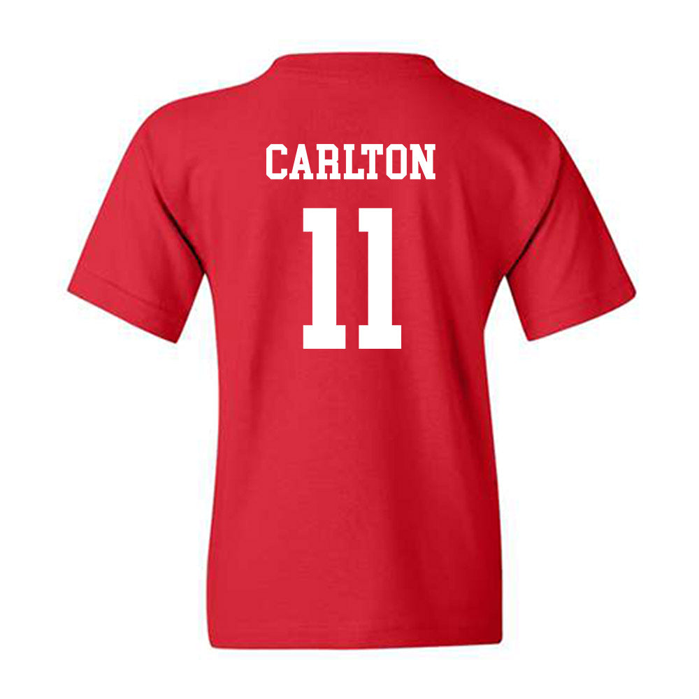 Houston - NCAA Women's Basketball : Justice Carlton - Classic Shersey Youth T-Shirt-1