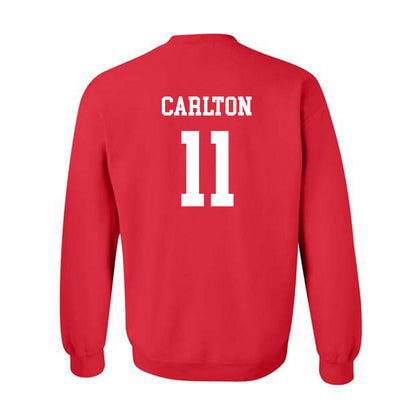 Houston - NCAA Women's Basketball : Justice Carlton - Classic Shersey Crewneck Sweatshirt-1