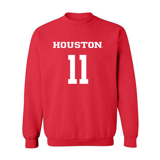 Houston - NCAA Men's Basketball : Joseph Tugler - Classic Shersey Crewneck Sweatshirt-0