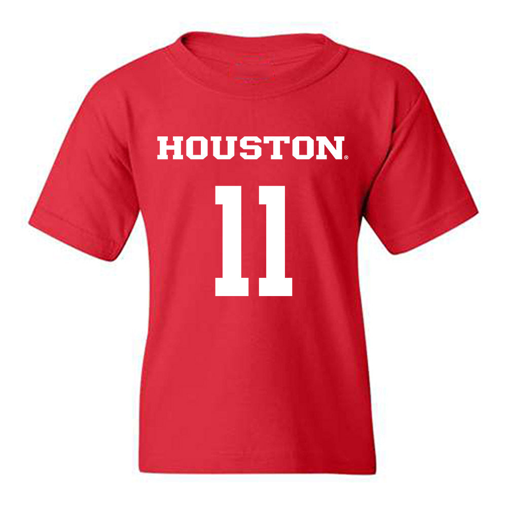 Houston - NCAA Women's Basketball : Justice Carlton - Classic Shersey Youth T-Shirt-0