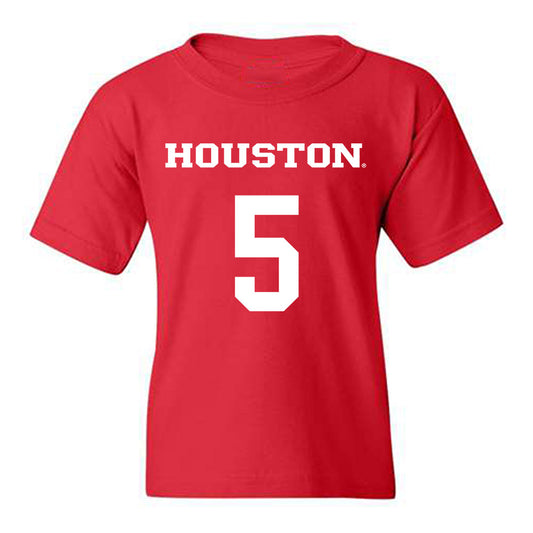 Houston - NCAA Men's Basketball : Chris Cenac Jr. - Classic Shersey Youth T-Shirt-0