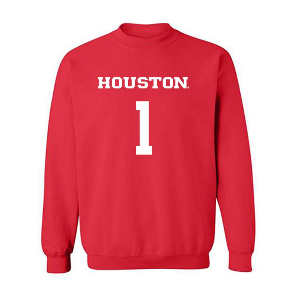 Houston - NCAA Men's Basketball : Isiah Harwell - Classic Shersey Crewneck Sweatshirt-0