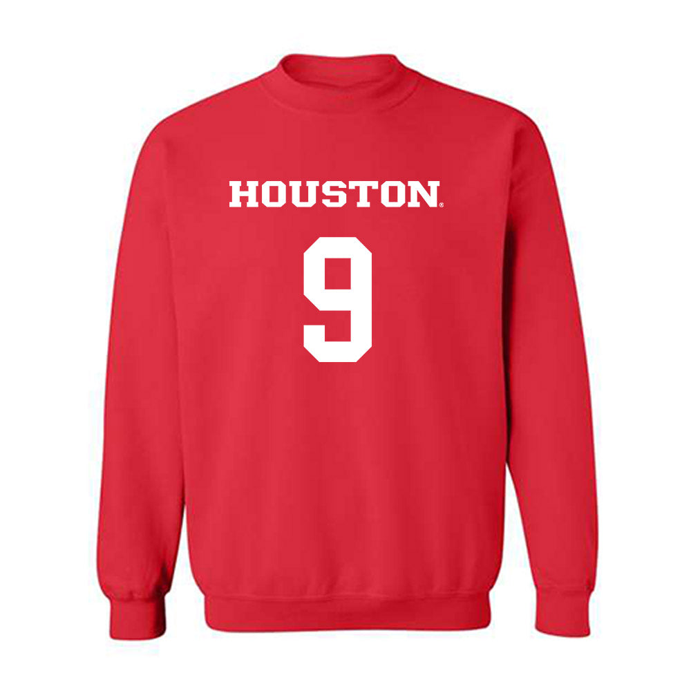 Houston - NCAA Men's Basketball : Dedan Thomas Jr. - Classic Shersey Crewneck Sweatshirt-0