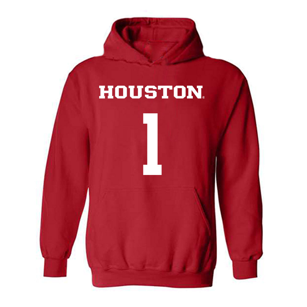 Houston - NCAA Women's Basketball : Briana Peguero - Classic Shersey Hooded Sweatshirt-0