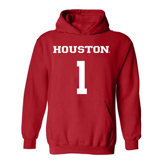 Houston - NCAA Men's Basketball : Isiah Harwell - Classic Shersey Hooded Sweatshirt-0